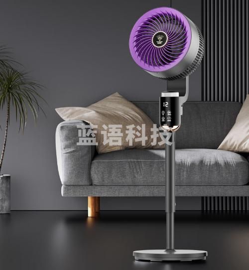 钻石牌直流变频空气循环扇智能语音电风扇家用遥控定时风扇铜线电机落地扇一级能效节能省电FX-EC8X6DQRV
