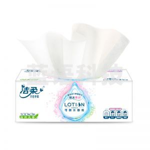 洁柔 JH080-05 柔润(柔滑)盒装纸面巾 100抽*3层*3盒/提