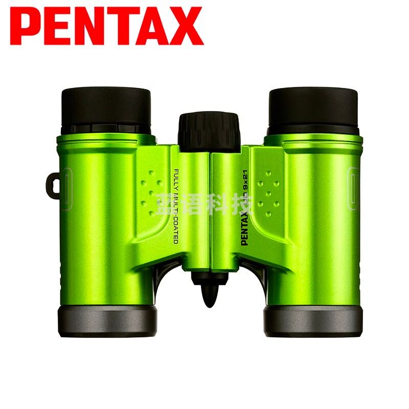 日本宾得PENTAX双筒望远镜UD系列炫彩星小巧便携高清高倍 望眼镜UD 9x21（绿）