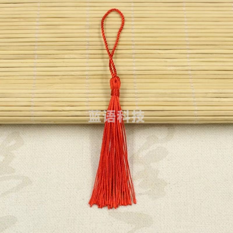 流苏穗子红色书签挂饰中国结手工diy