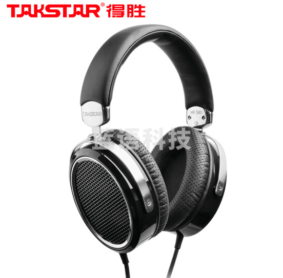 得胜(TAKSTAR)HF 580 平板振膜发烧 HiFi 高保真音质 K歌录音头戴式耳机
