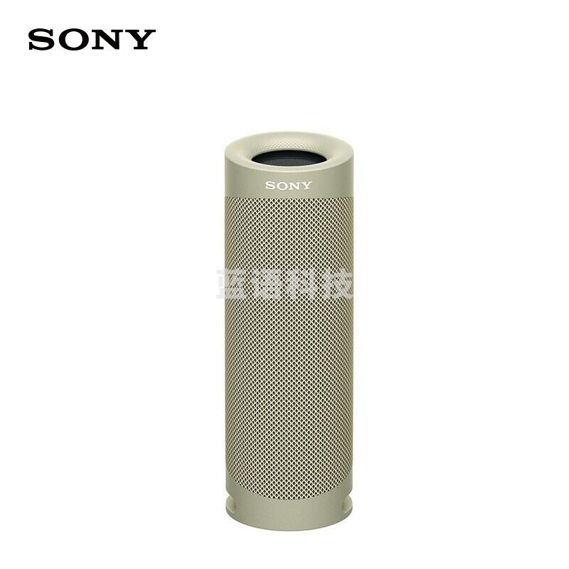 索尼（SONY）SRS-XB23 便携防水重低音 无线扬声器/蓝牙音响  长久续航 IP67防水防尘 灰褐色
