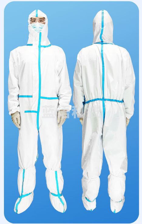 一次性防护服隔离衣 连脚套 独立包装