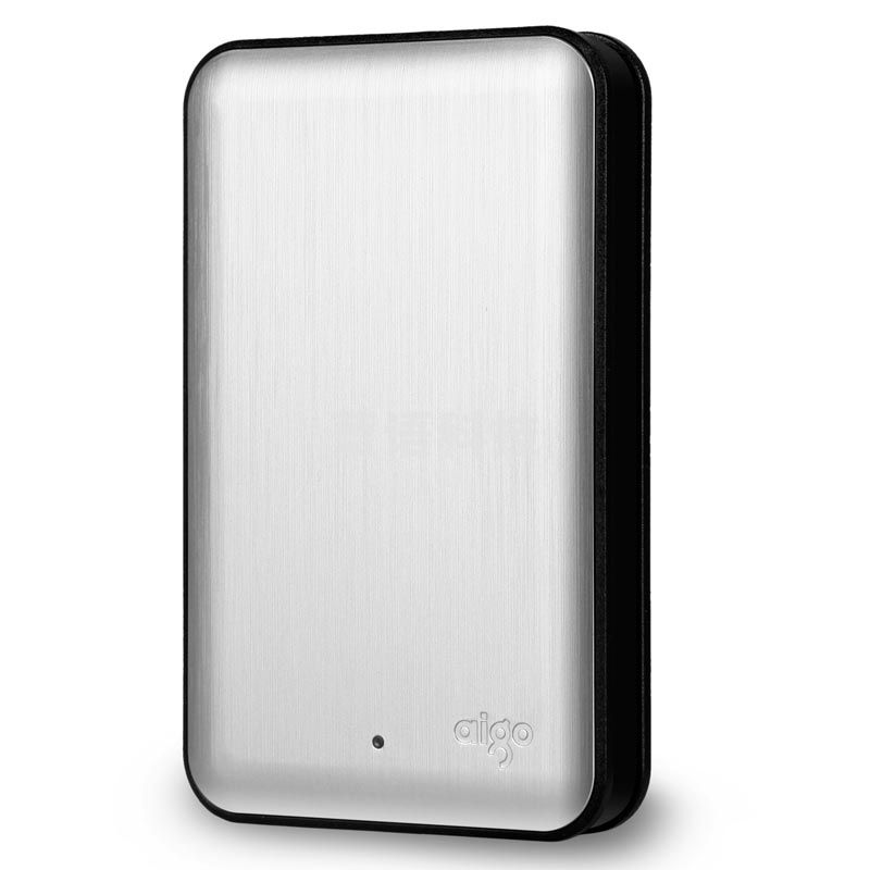 爱国者(aigo)HD808 移动硬盘 2TB USB3.0 灰色