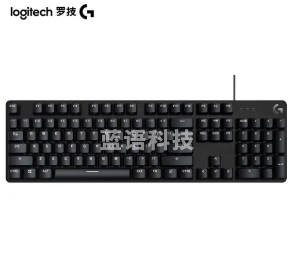 罗技G412 SE 有线机械键盘 白色背光机械键盘 104键87键可选 全尺寸 T机械轴（类茶轴）