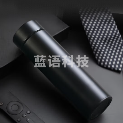 双层真空保温杯 304不锈钢 500ml 商务【黑色】 （可定制，请与客服沟通）