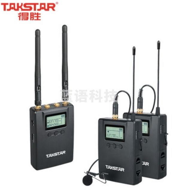 得胜(TAKSTAR)SGC-200W小蜜蜂无线麦克风领夹式摄像机收音话筒单反采访录音手机直播vlog收音 黑色 TJRRSFYJD2023030210204412