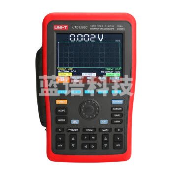 优利德（UNI-T）UTD1202C 手持式数字示波器 200MHz 双通道数字存储示波器工业万用表