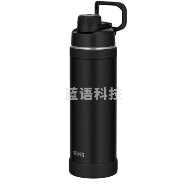 膳魔师FJU-1000 黑色不锈钢水壶 大容量运动户外登山健身便携吸管杯子1L