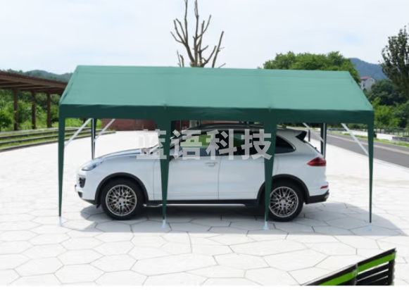 车棚停车棚户外汽车遮阳棚家用防晒蓬车库摆摊大帐篷 长3*宽3不带围布