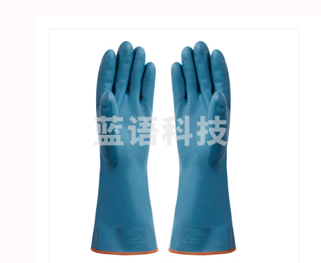 加绒保暖手套 冬季加长加厚家务PVC手套 洗碗洗衣厨房胶皮手套 1双装