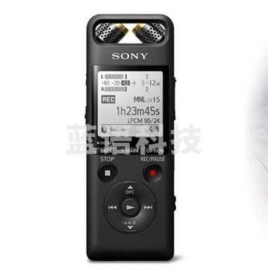 索尼（SONY）数码录音笔PCM-A10 16GB 高清专业降噪 蓝牙操控 无损音乐播放 乐器学习商务采访 黑色