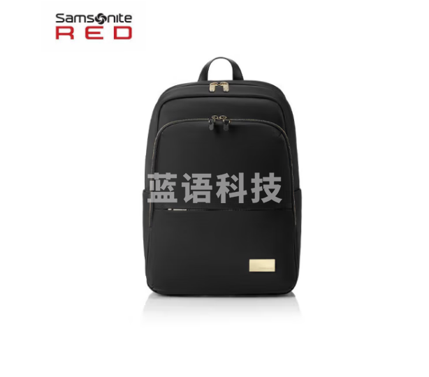 新秀丽（Samsonite）双肩包电脑包14英寸女背包书包商务旅行包韩版迷你GV1 黑色