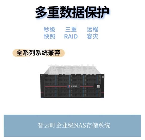 智云町HS416+64TB 16*4TB海光芯片国产信创企业级网络存储