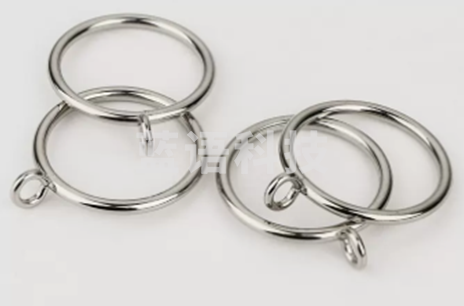 金属窗帘环挂环扣环实心铁环圈罗马杆圈 50个/包