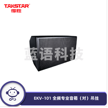 得胜（TAKSTAR） EKV-101 13英寸全频音箱 专业音箱（对）专业舞台音箱 KTV包房休闲酒吧吊挂音箱
