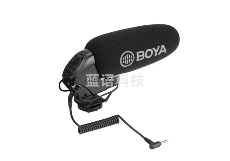 BOYA博雅 麦克风 BY-BM3032单反相机枪式超心型电容麦克风 摄像机机顶指向性专业收录音话筒直播短视频录制