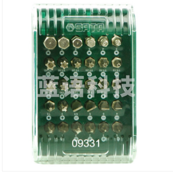 世达（SATA）30件套6.3系列手动旋具头组套货号09331