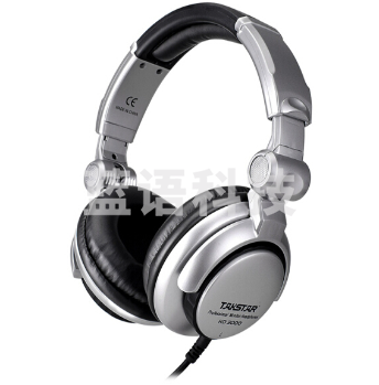得胜（TAKSTAR） HD-3000 头戴式监听耳机电脑录音翻唱网络K歌音乐制作监听银黑色