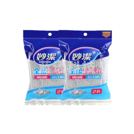 妙洁(MIAOJIE) 厨房洗碗洗锅 金柔百洁布2片装