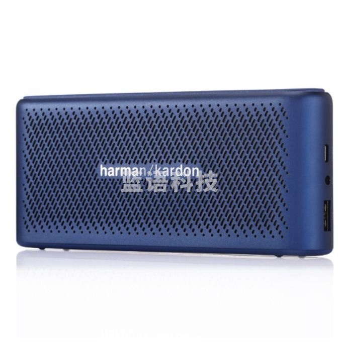 哈曼卡顿 (Harman Kardon) TRAVELER 音乐旅行家 便携式蓝牙音箱 一体式迷你扬声器 免提通话 宝蓝色