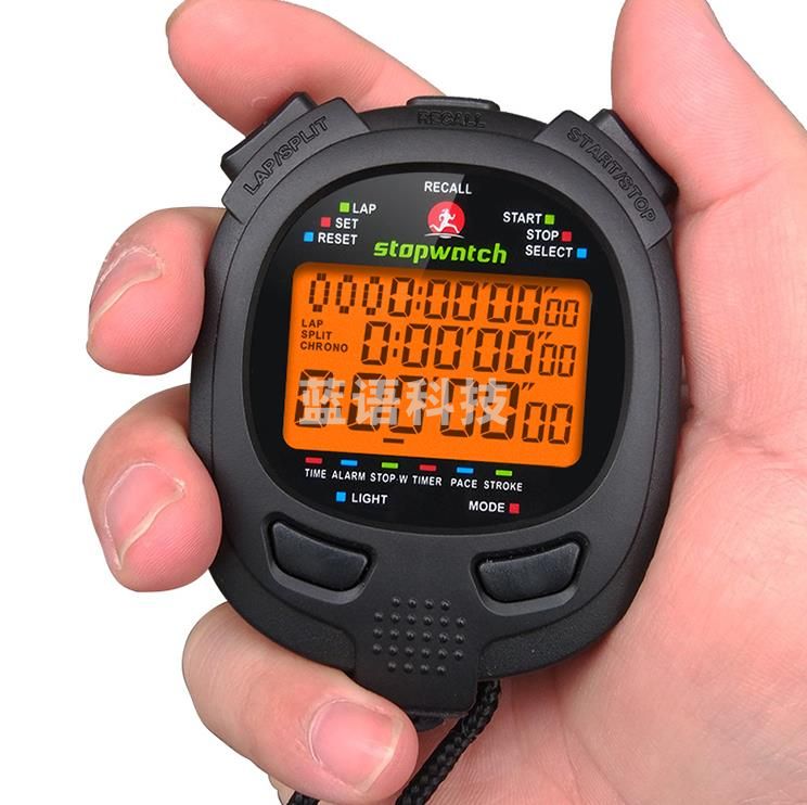 秒表计时器 定时器节拍器 比赛裁判计时用品 数据可上传电脑 400道记忆 PS-1008B