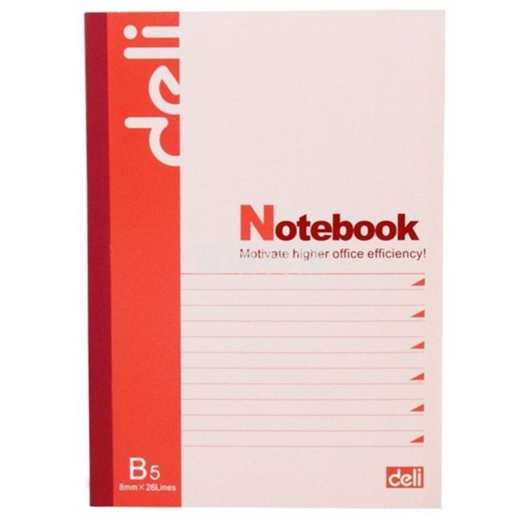 得力 7664 软皮笔记本  B5 252*179mm 60页(单位 本)