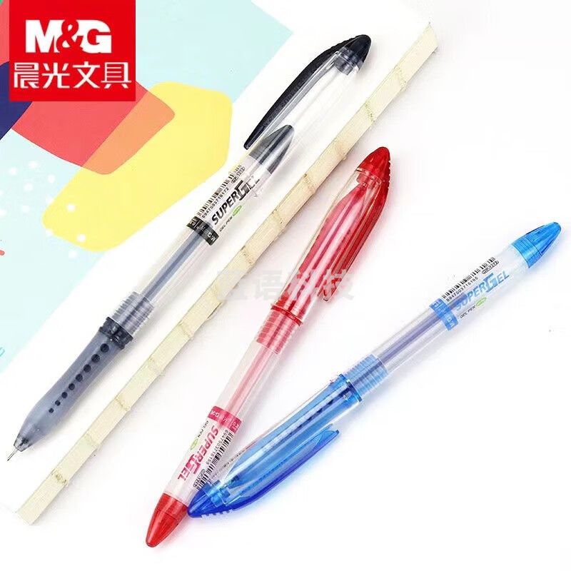 晨光中性笔灵智GP1212红0.38  12支装/盒