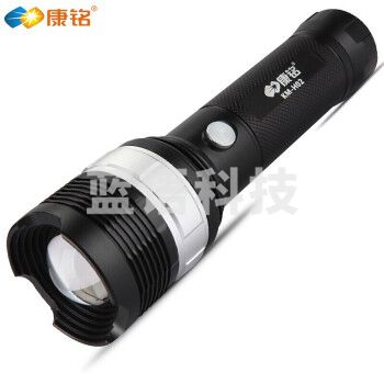 康铭 手电筒强光LED调焦变焦手电户外照明露营灯KM-H02