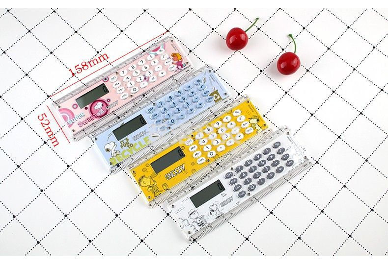 晨光 史努比直尺 便携型 计算器 SDG98735