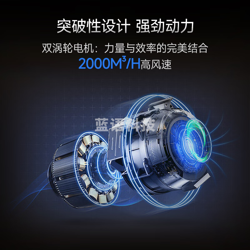 贝尔克 雪茄房 专用二氧化碳浓度预警除二手烟大型空气净化机器工业商用实验室杀菌消毒除甲醛 D20S