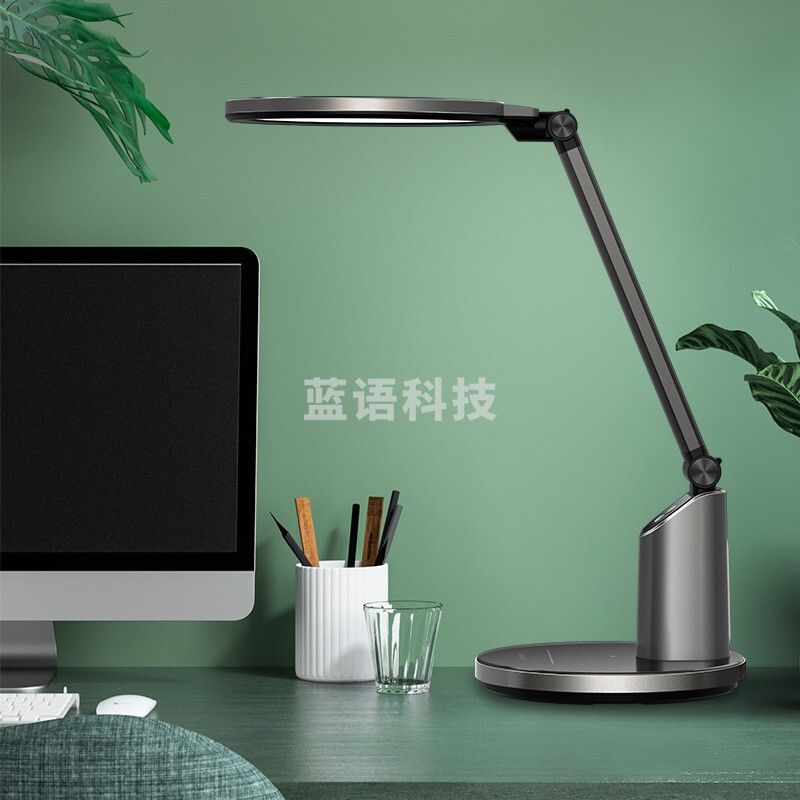 松下（Panasonic）台灯减蓝光国AA级护眼台灯学习工作阅读触控调光调色学生学习台灯（带小夜灯）致巡黑