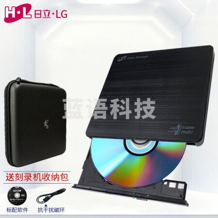 日立·LG光存储 (H·L Data Storage) 外置DVD刻录机/外置光驱/可连接电视机使用 GP60NB71