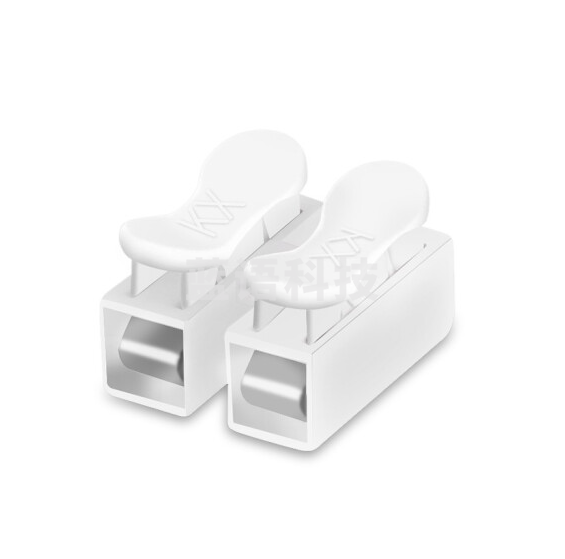 按压对接快速接线端子 电线连接器 CH2二位式对接软硬导线通用10只装