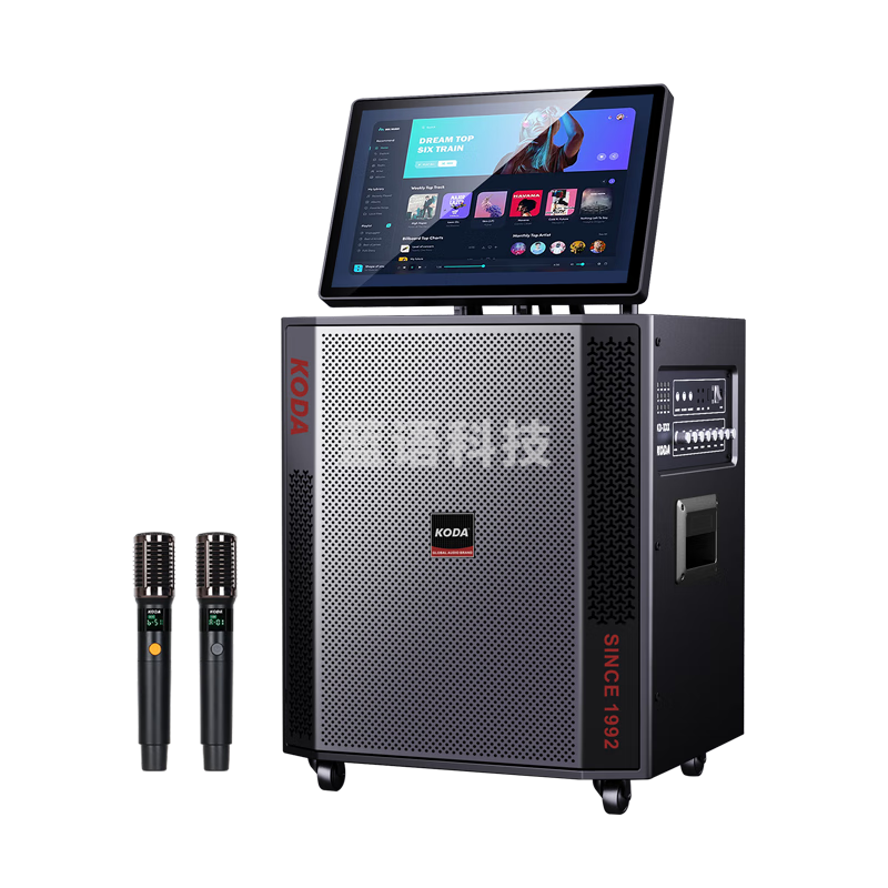 科达KD-Q12家庭ktv音响套装点歌机一体机家用卡拉ok户外k全套设备广场舞音响带显示屏