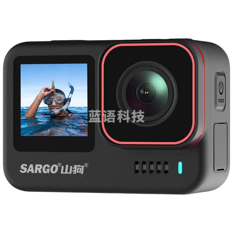 山狗A13【旗舰款】8K运动相机 增稳防抖 磁吸快拆摩托车行车记录仪vlog非360全景小型摄像机【高配】 128G内存卡