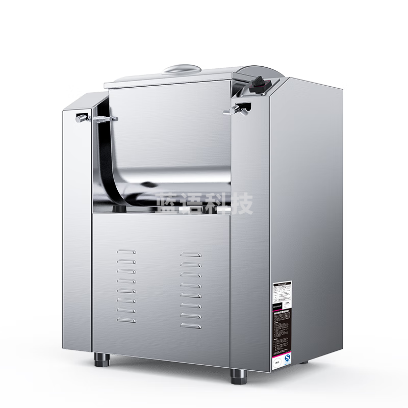 乐创（lecon）和面机 商用 低噪和面机商用饭店食堂大容量揉面不锈钢搅面机 50kg/次 倒顺开关 380V LC-DK-HWJ50B