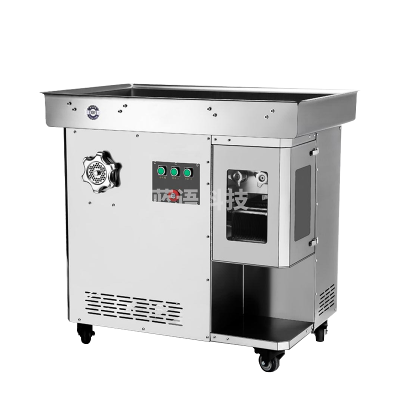 乐创（lecon）商用 绞肉机全自动多功能切肉机切肉丝切肉片食堂大型绞肉机商用绞切一体机切片机 LC-JQ-B2