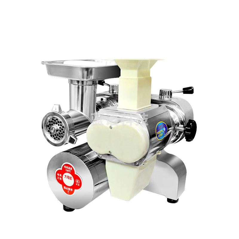 乐创（lecon）绞肉机 商用多功能切肉切片机台式电动两用碎肉机绞馅切丝灌肠机 升级款 LC-DK-DJQQLS22B·F