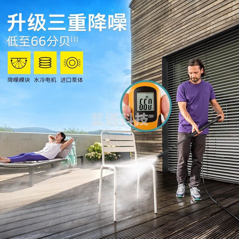 KARCHER德国卡赫 K4S洗车机1800W洗车高压喷水水枪强力洗地冲洗庭院清洗机 豪华版