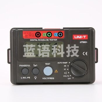 优利德（UNI-T）UT582+ 漏电保护开关测试仪 单相数字漏电保护器测试器 线路漏电检测仪