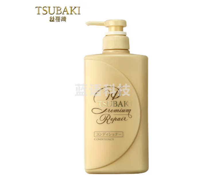 丝蓓绮（TSUBAKI）沁润臻致修复型护发素490ml 黄色