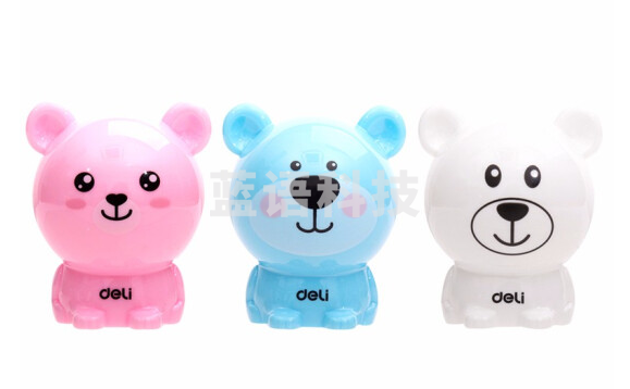 得力0573卷笔刀黄色12只/盒(单位:盒