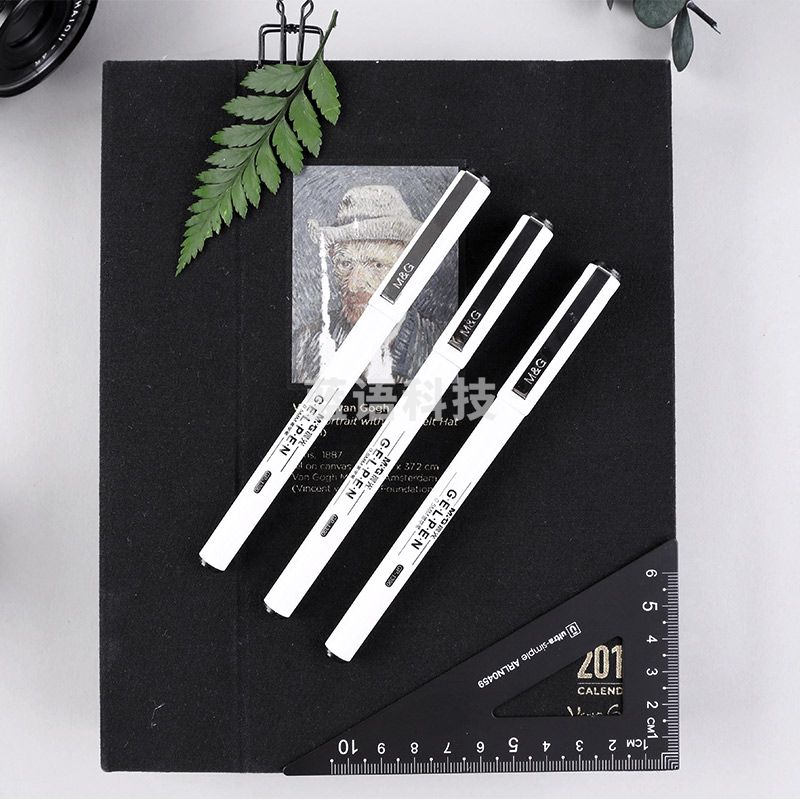 晨光（M&G）GP1390 全针管中性笔 0.5mm 红色 12支/盒