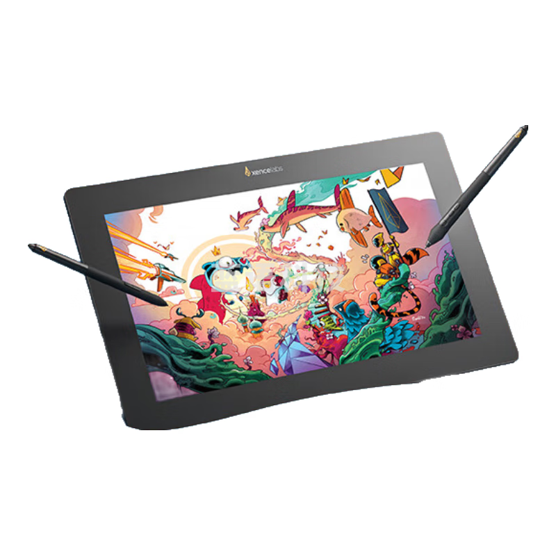 xencelabs马蒂斯数位屏16标准版4K-OLED超高清屏 绘画屏 手绘屏 绘图屏 手写屏连电脑 3D建模创意屏 双笔 便携包 LPH1612U-A