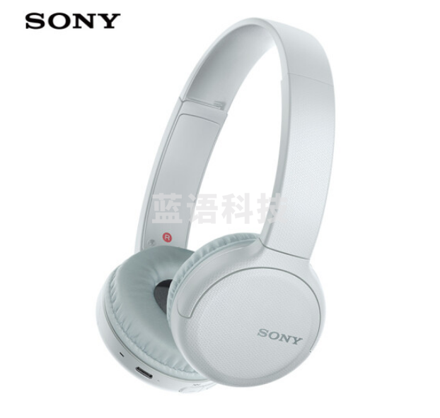 索尼（SONY）WH-CH510 无线立体声耳机 学生网课 白色