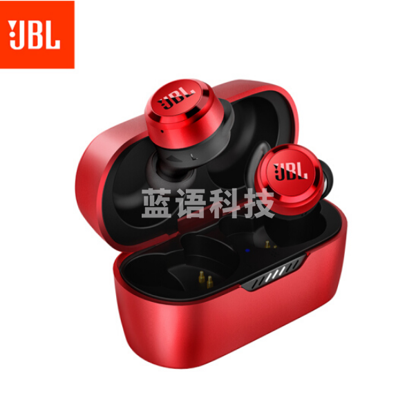 JBL T280TWS X 真无线蓝牙耳机 入耳式防水防汗运动耳机 通话降噪 枫叶红