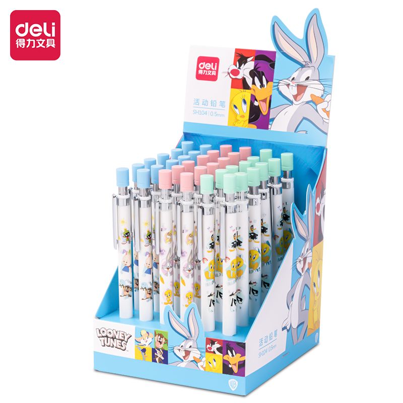 得力SH104兔巴哥活动铅笔0.5mm(混)(支)