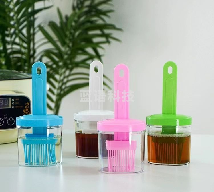 一体式油刷瓶 油刷子烘焙硅胶油刷油壶油刷