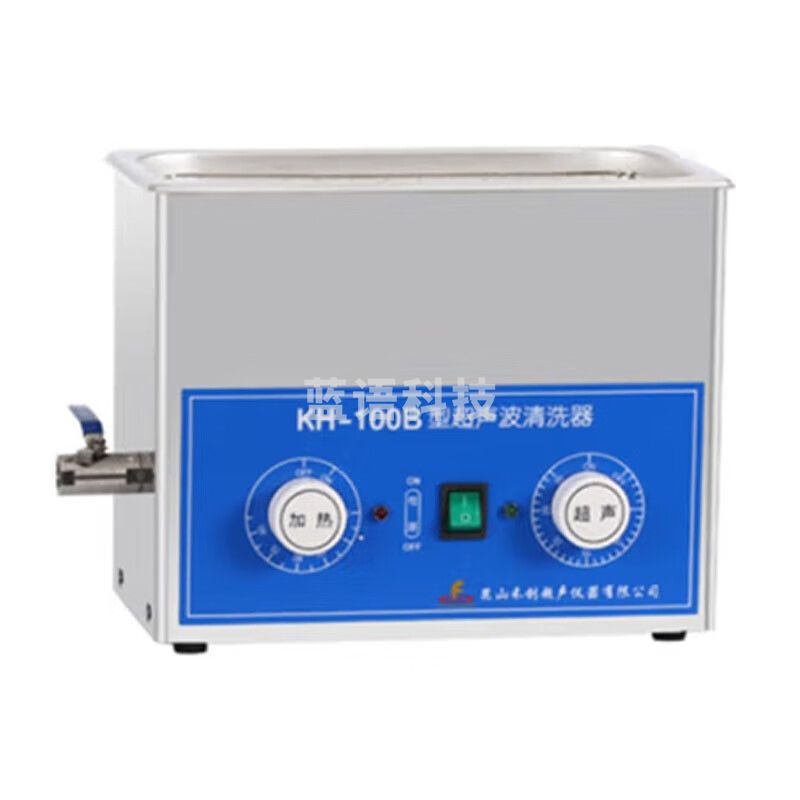 JISENPUER昆山禾创KH-100A台式超声清洗器实验室小型4升清洗机 KH-100